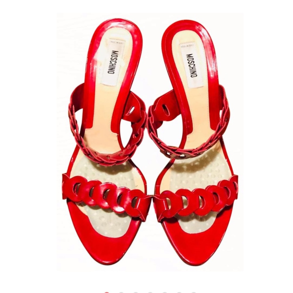 MOSCHINO ❤️ Couture Red Heels 🔥👠